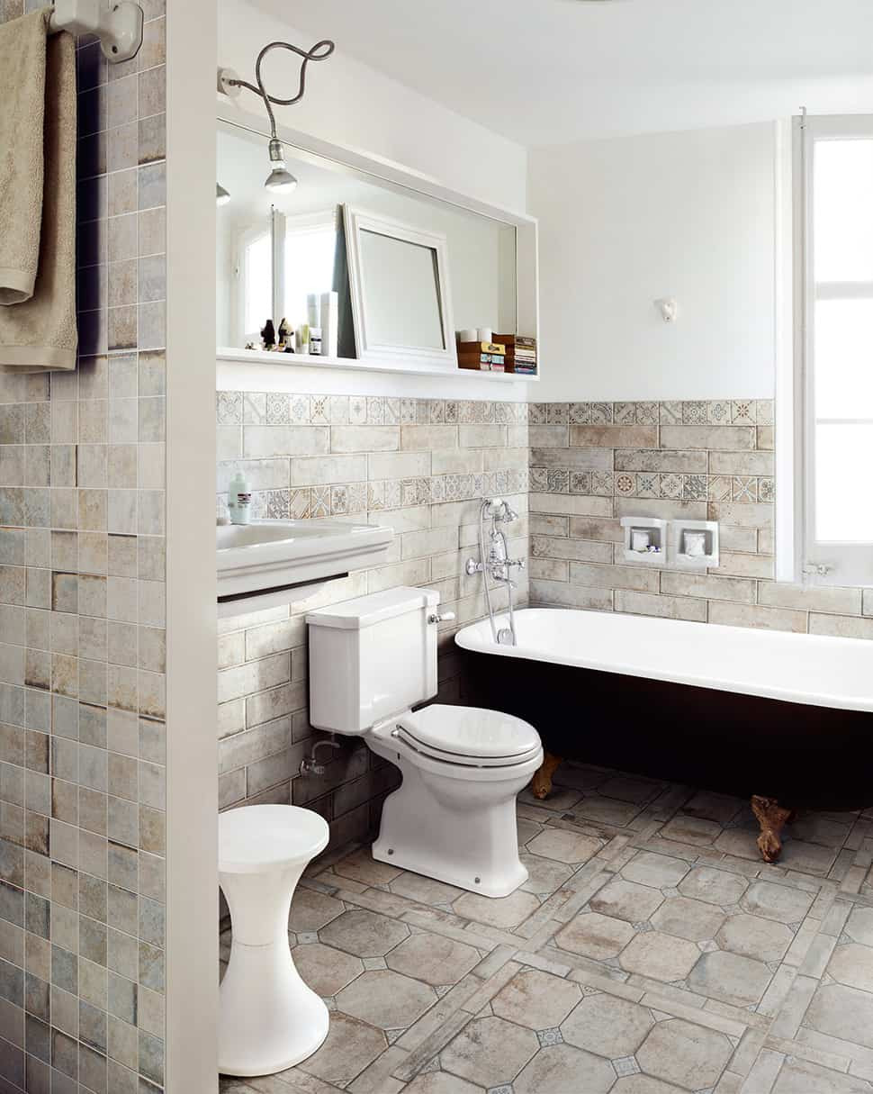 Floor Tiles For Bathroom
 25 Beautiful Tile Flooring Ideas for Living Room Kitchen