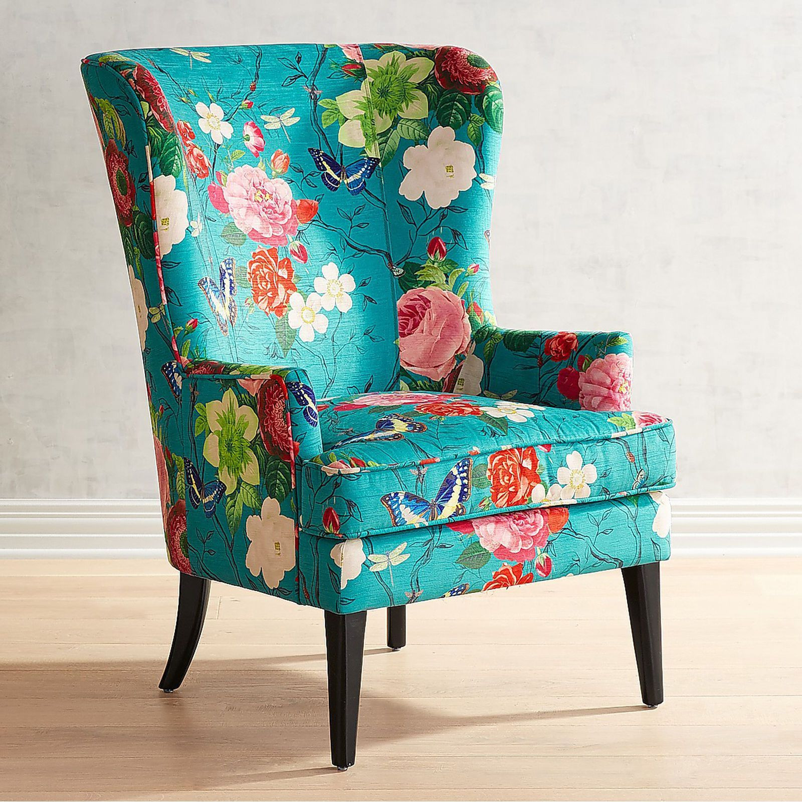 Floral Living Room Chairs
 Asher Flynn Floral Print Chair Home in 2019