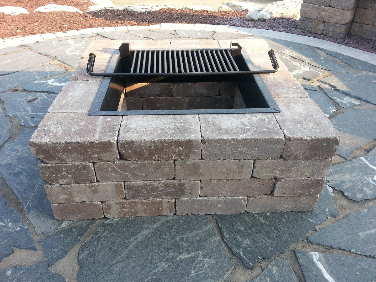 Fossil Stone Fire Pit
 Exterior Stone Fire Pit Kit This Is An Example Modern