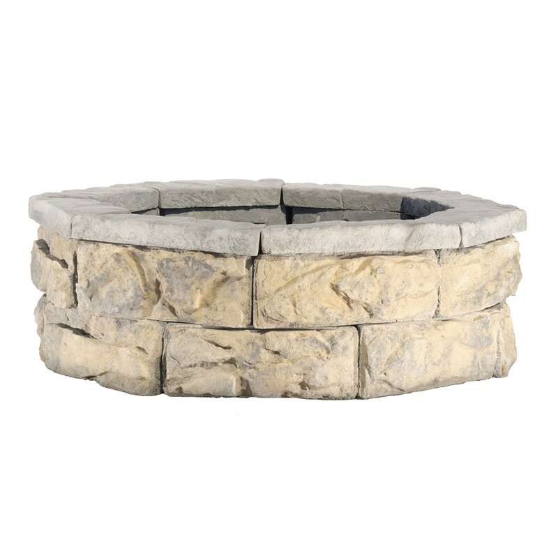 Fossil Stone Fire Pit
 Natural Concrete Products Co Fossil Stone Wood Burning