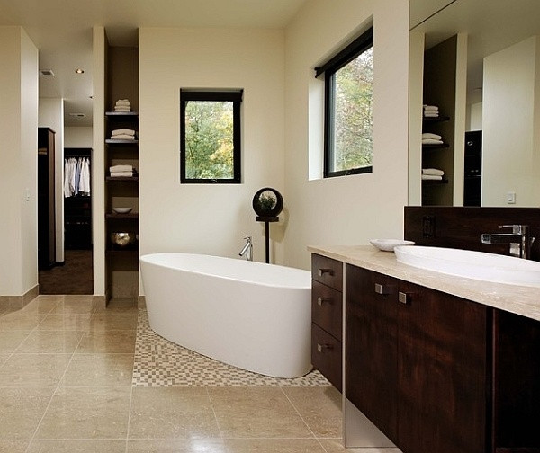 Free Bathroom Design
 Contemporary freestanding bathtub ideas with elegant design