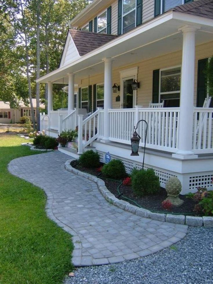 Front Porch Landscape Design
 Landscaping And Outdoor Building Home Front Porch