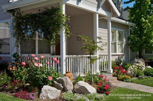 Front Porch Landscape Ideas
 Landscaping with Rocks Around Your Porch