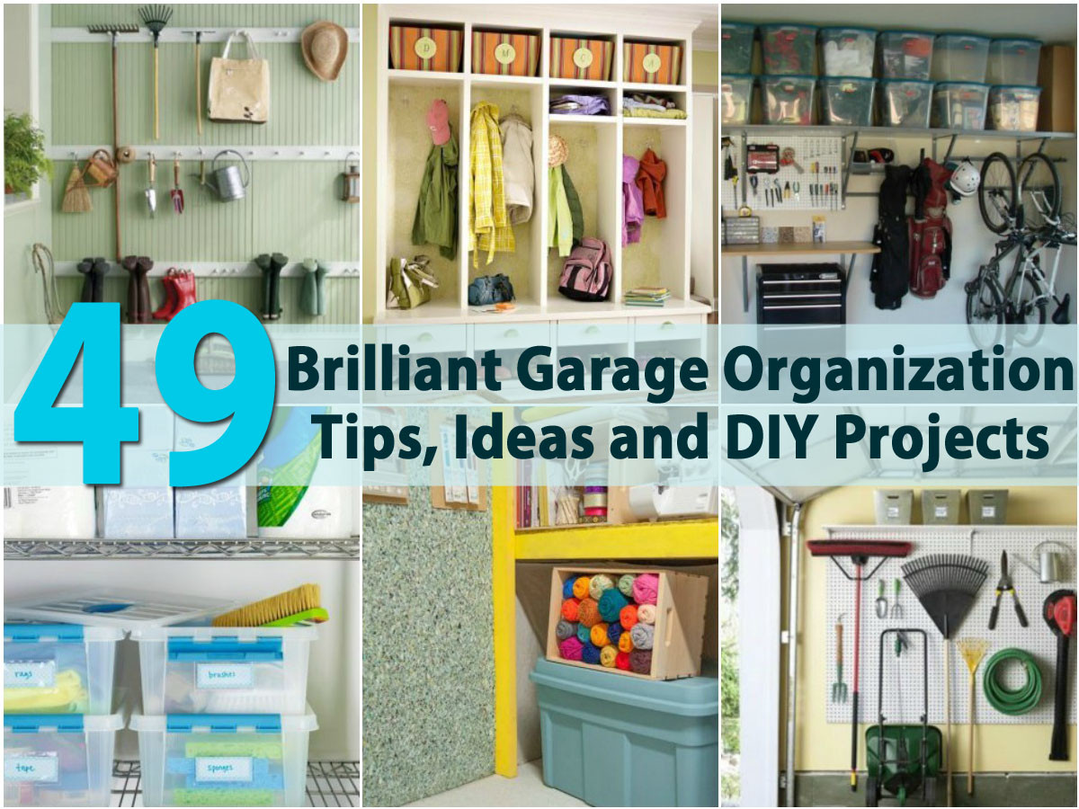 Garage Organizing Plans
 49 Brilliant Garage Organization Tips Ideas and DIY