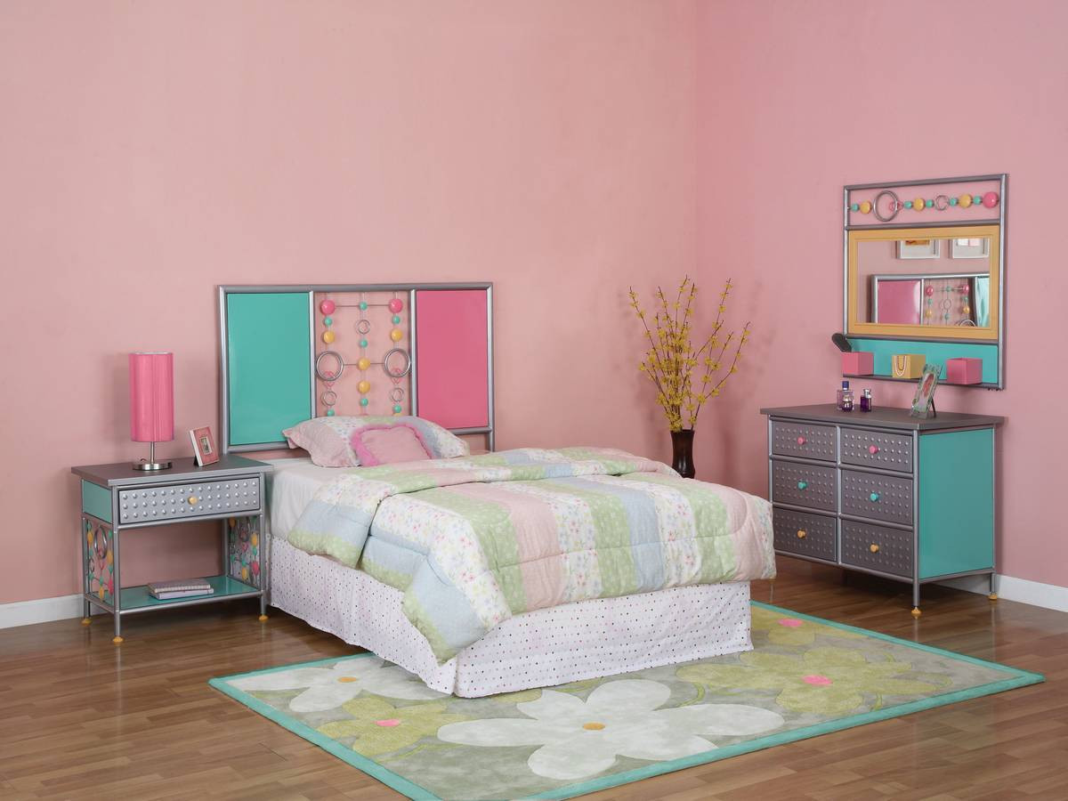 Girl Bedroom Furniture
 Powell Bauble Girls Bedroom Set PW 334 SET at Homelement
