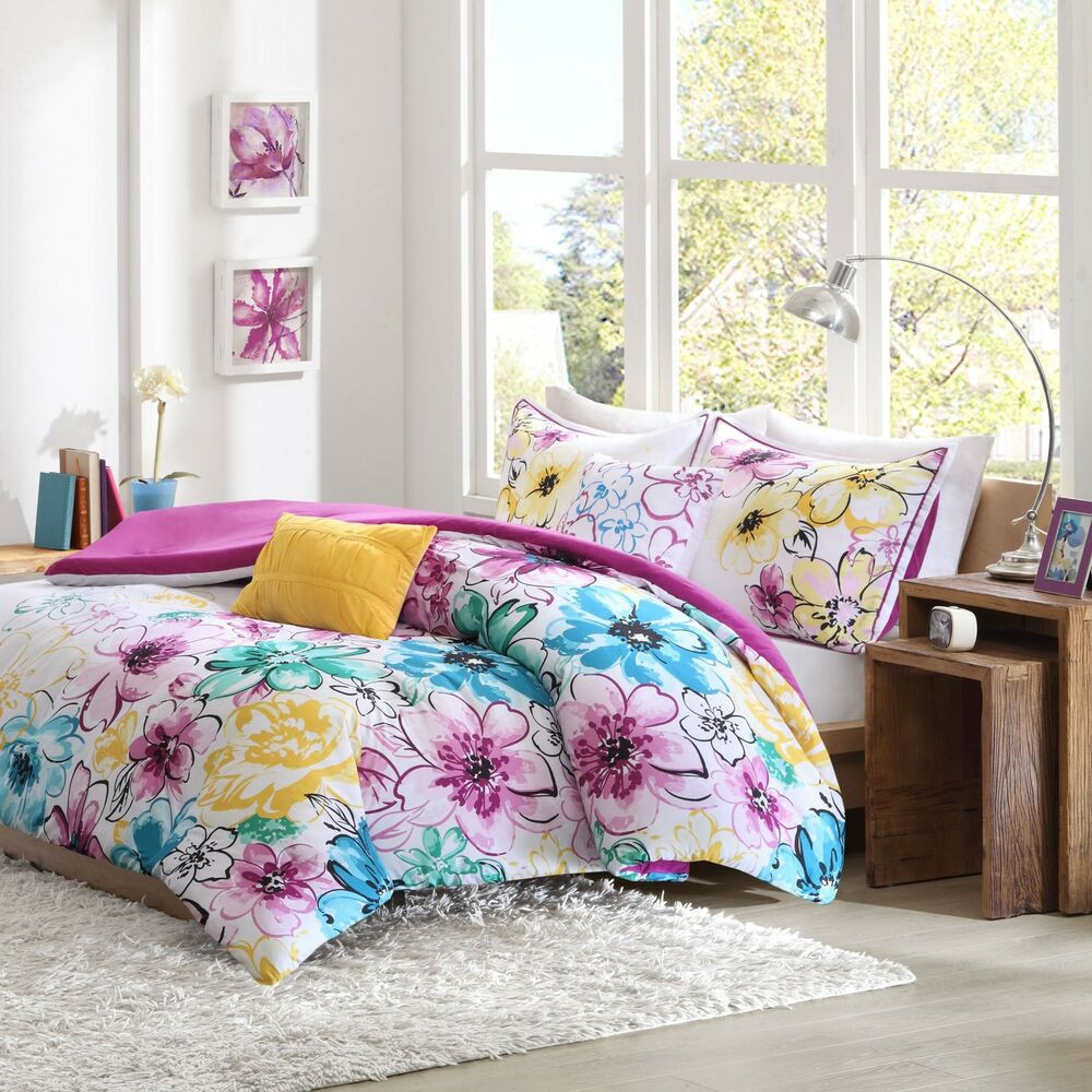 Girls Bedroom Sets Twin
 Floral forter Set Twin Bed Flowers Girls Pink Bedding