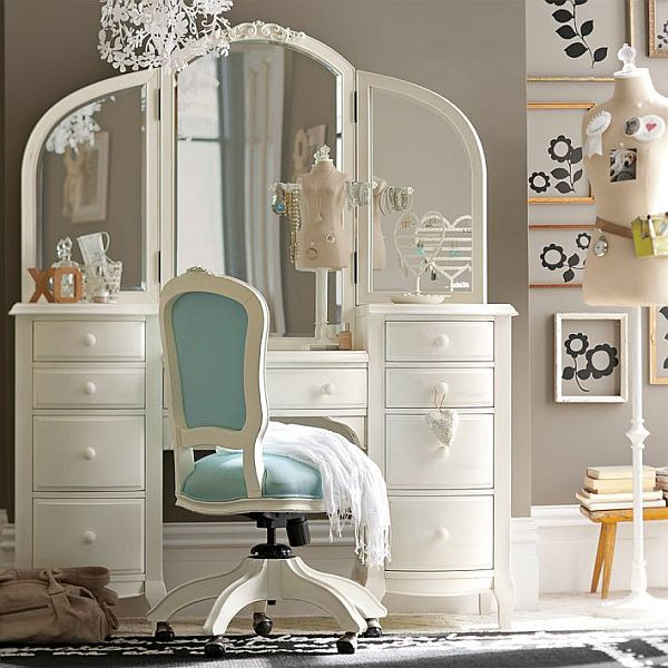 Girls Bedroom Vanity
 Teenage Girls Rooms Inspiration 55 Design Ideas