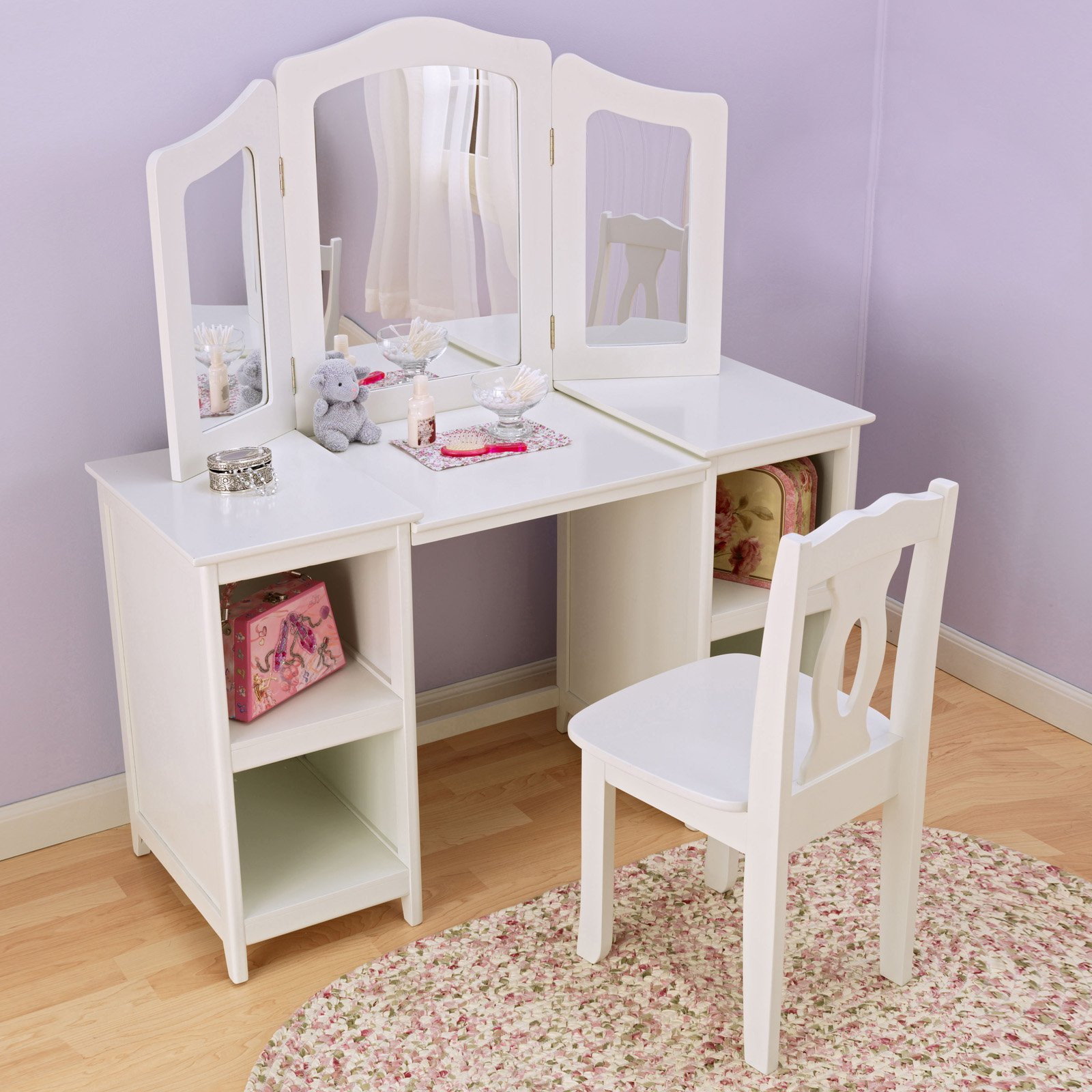 Girls Bedroom Vanity
 KidKraft Deluxe Vanity & Chair Kids Bedroom