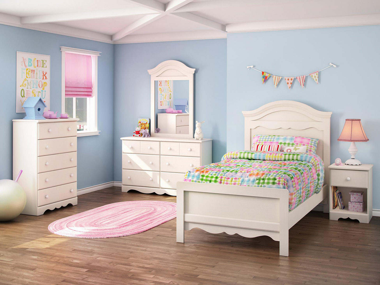 Girls White Bedroom Furniture Set
 Girls Bedroom Sets bining The Cute Aspects Amaza Design