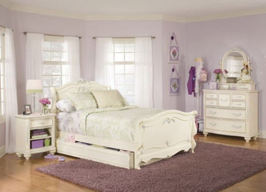 Girls White Bedroom Furniture Set
 White Bedroom Furniture Idea Amazing Home Design and