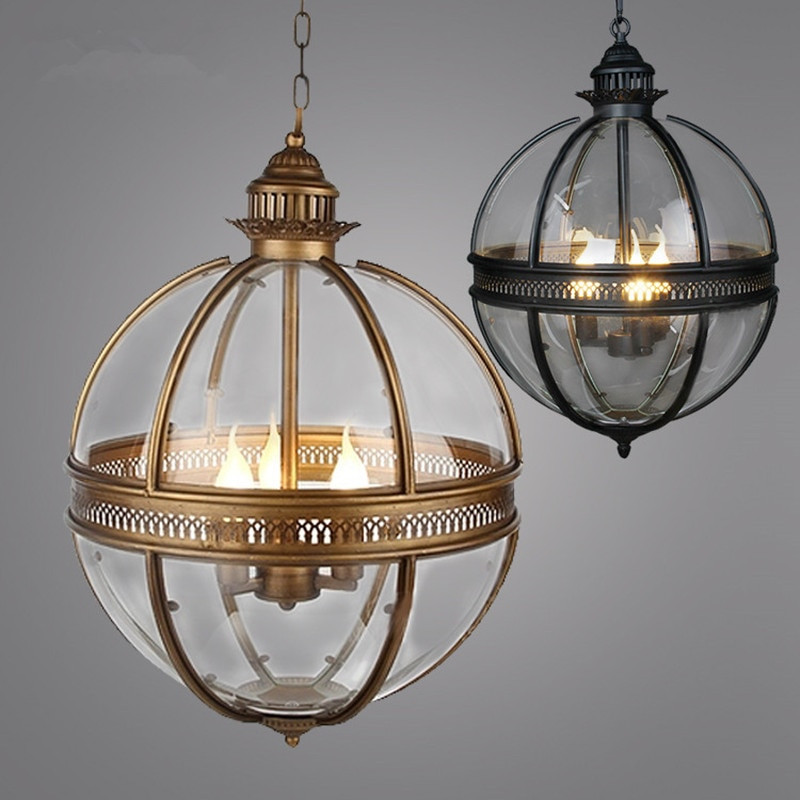 Glass Kitchen Lights
 Aliexpress Buy Vintage Loft Globe Pendant Lights