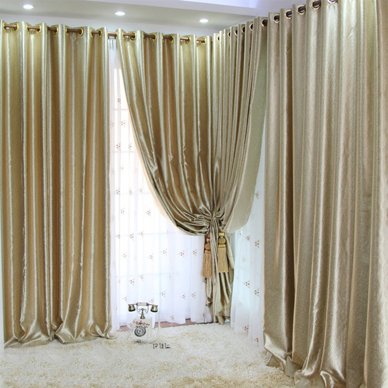 Gold Curtains Living Room
 Pale Gold Curtains Living Room — Studio Home Design