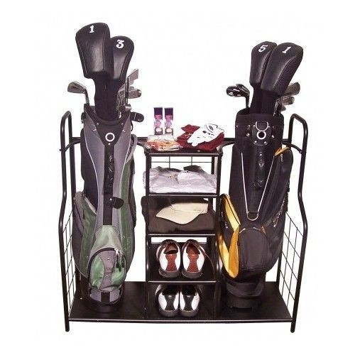 Golf Bag Organizer For Garage
 Golf Bag Organizer Equipment Storage Rack Home Closet