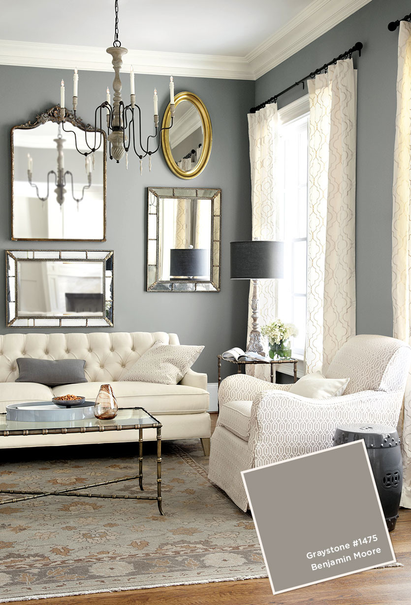 Gray Color Schemes Living Room
 Interior Paint Colors for 2016 – HomesFeed