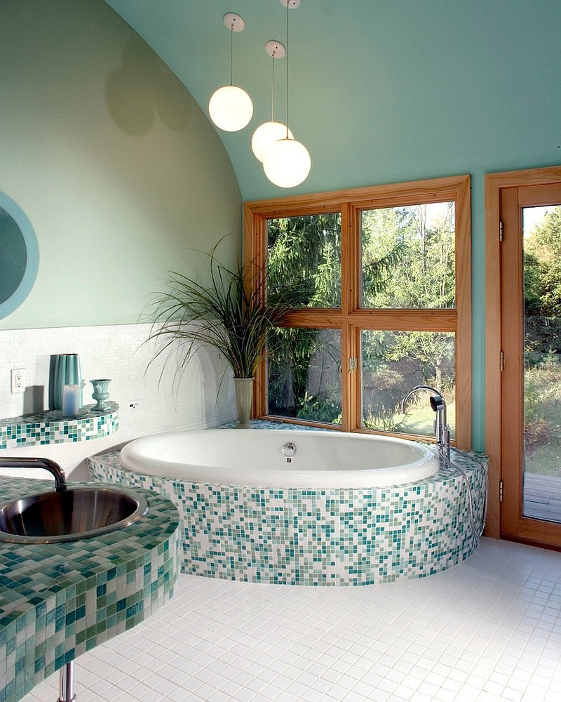 Green Bathroom Colors
 20 Refreshing Bathrooms with a Splash of Green