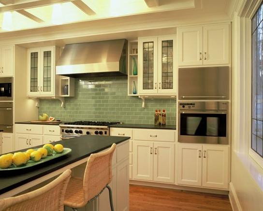 Green Kitchen Tiles
 Kitchens With COLOR Green