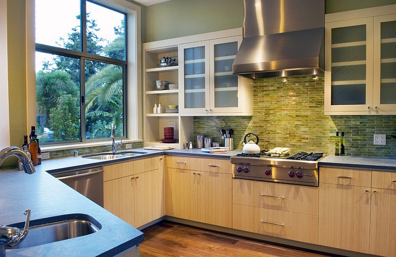 Green Kitchen Tiles
 Kitchen Backsplash Ideas A Splattering The Most
