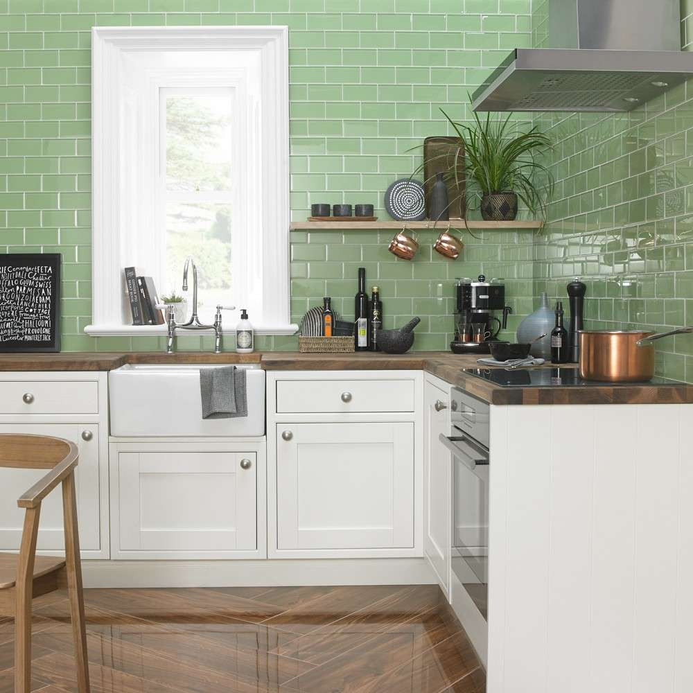 Green Kitchen Tiles
 Colour Trends for 2017 Five Must Have Schemes Walls and