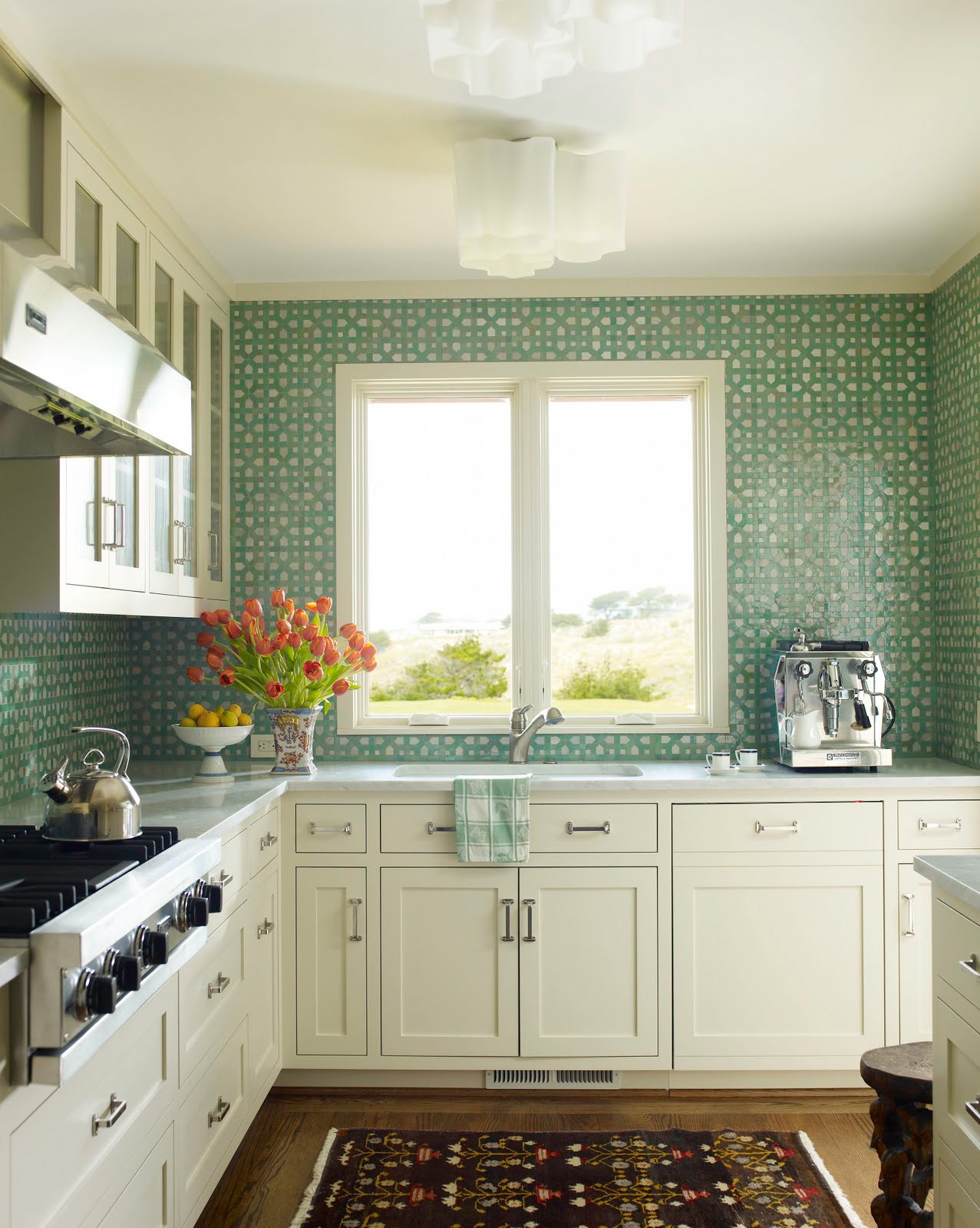 Green Kitchen Tiles
 Making a Backsplash – A Dose of Simple