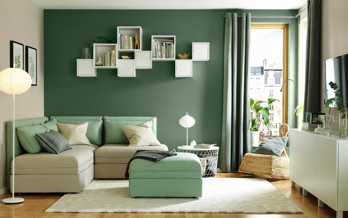Green Walls Living Room
 30 Gorgeous Green Living Rooms And Tips For Accessorizing Them