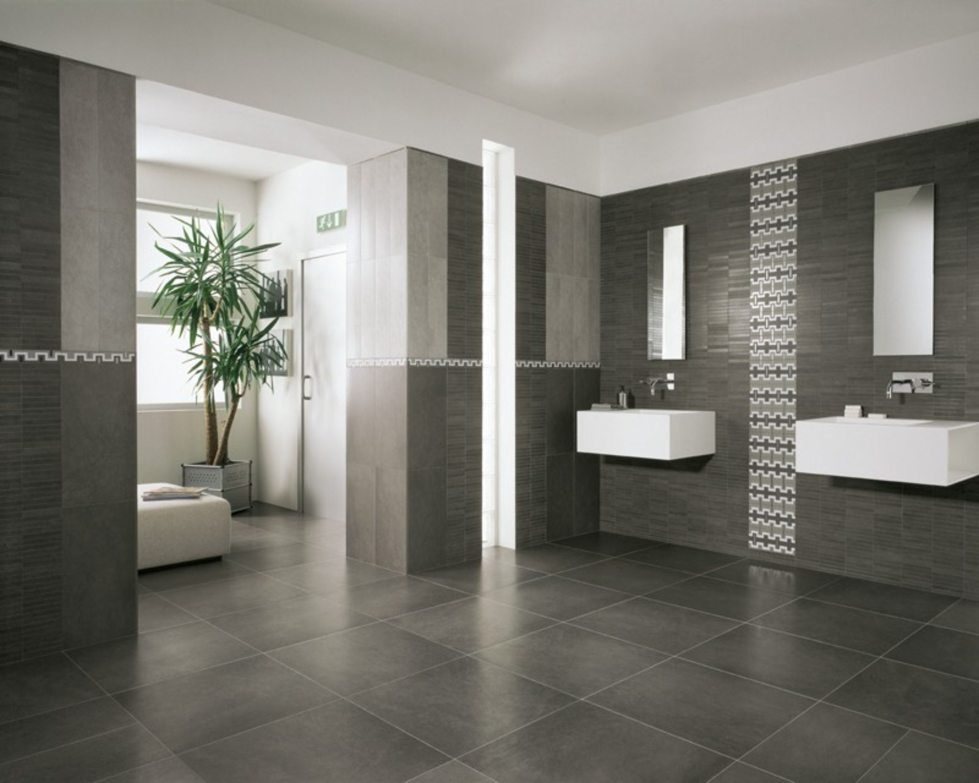 Grey Bathroom Floor Tiles
 25 grey wall tiles for bathroom ideas and pictures