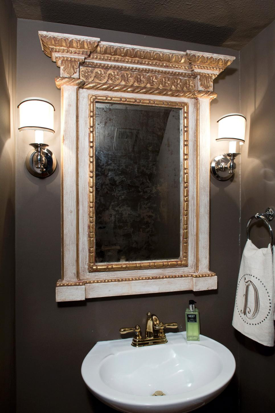 Grey Bathroom Mirror
 17 Charcoal Bathroom Designs Decorating Ideas