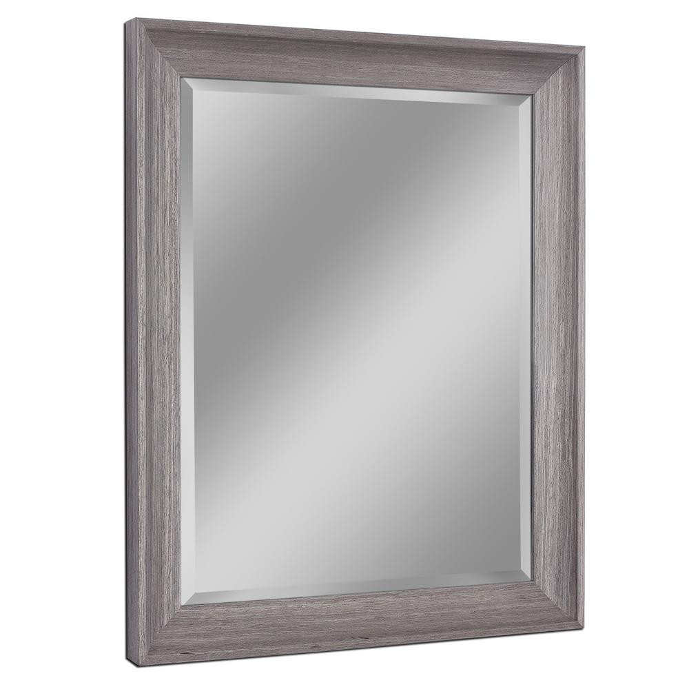 Grey Bathroom Mirror
 Home Decorators Collection Hamilton 32 in H x 24 in W
