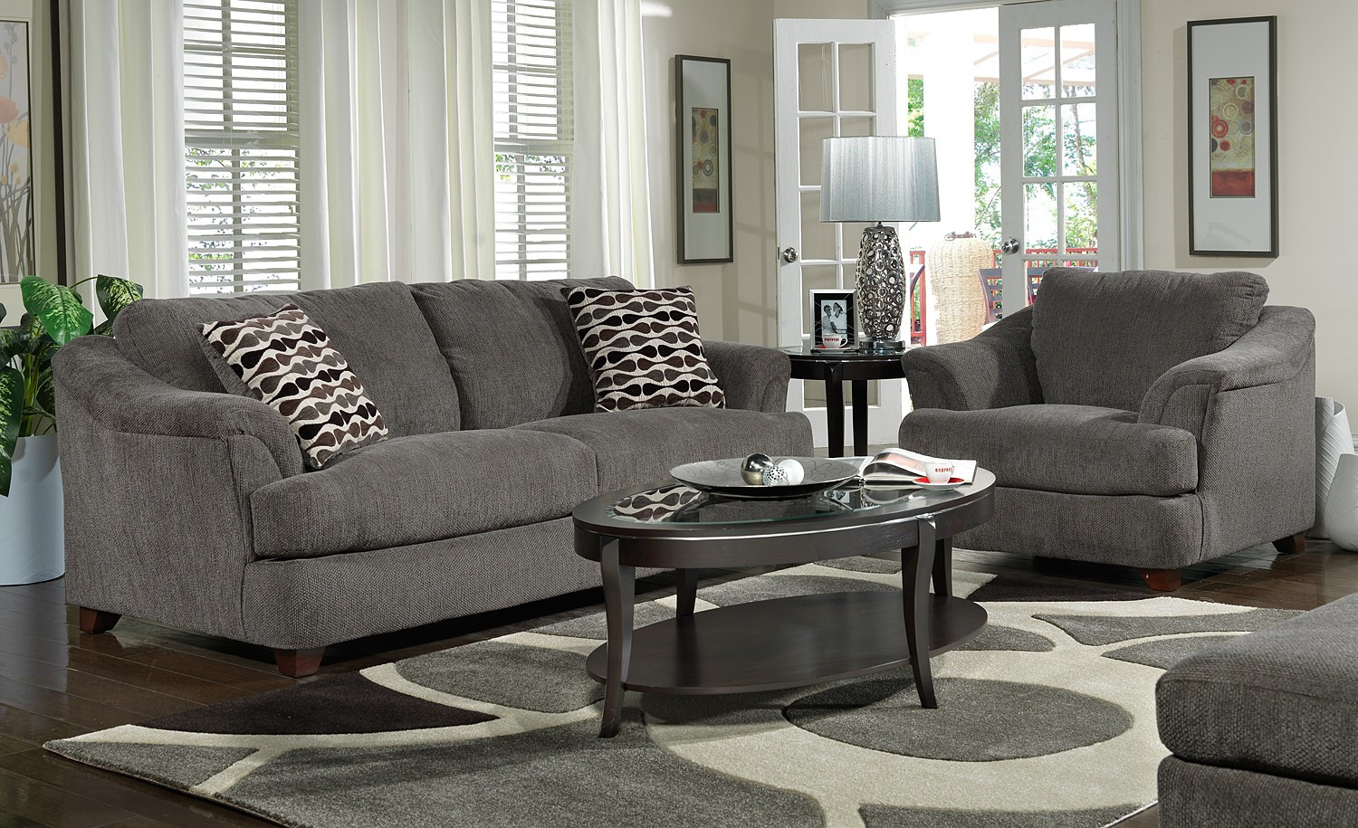 Grey Living Room Furniture Ideas
 gray living room furniture 2017 Grasscloth Wallpaper