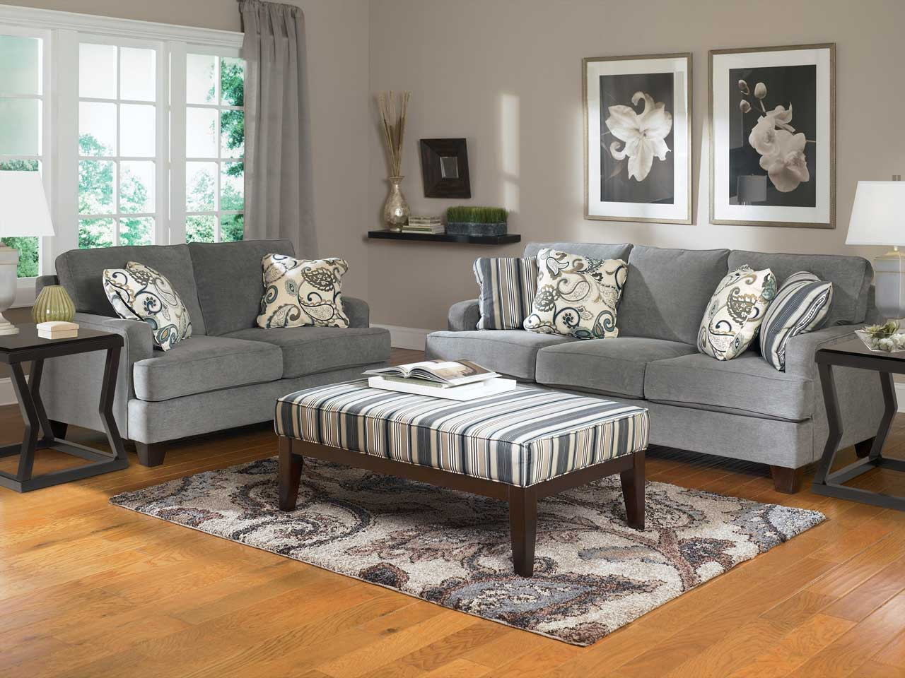 Grey Living Room Furniture Ideas
 Gray Living Room for Minimalist Concept Amaza Design