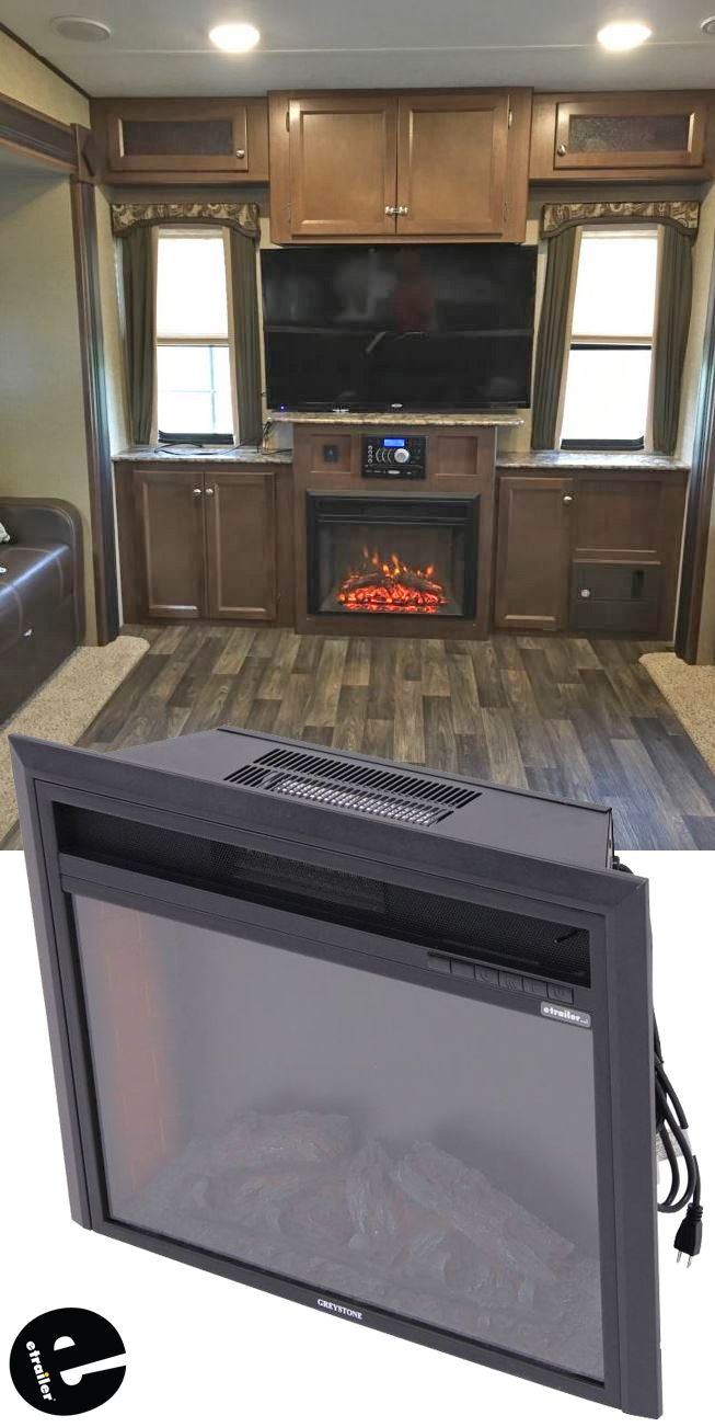 Greystone Electric Fireplace
 Greystone 26" Electric Fireplace with Logs Recessed