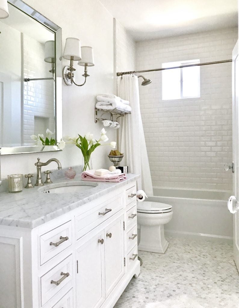 Guest Bathroom Design
 Master Bathroom Inspiration The Beauty of White Marble Tile