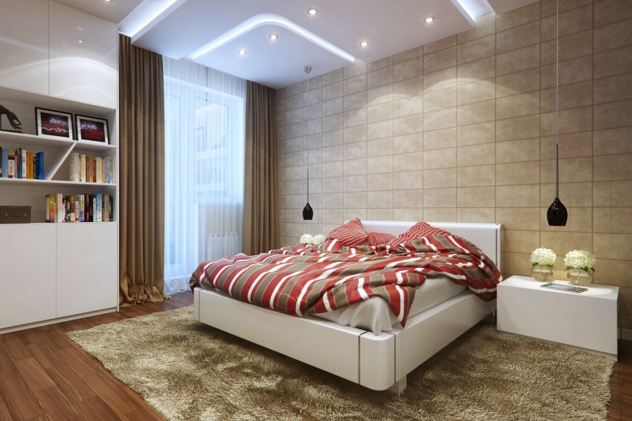 Hanging Bedroom Lights
 Small Bedrooms Use Space in a Big Way