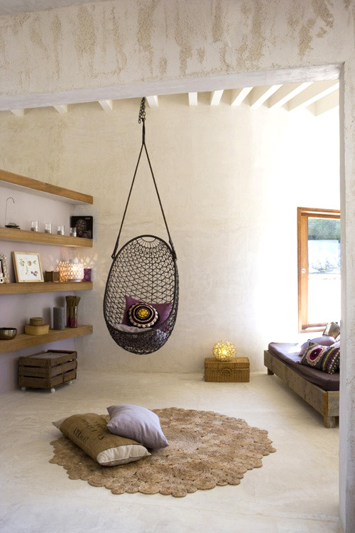 Hanging Chair Living Room
 Design Under the Influence The Rattan Hanging Chair