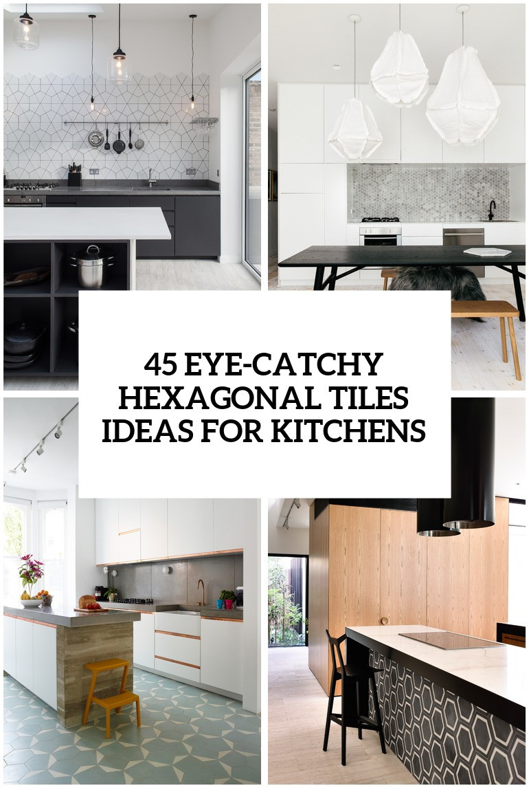 Hexagon Kitchen Tiles
 36 Eye Catchy Hexagon Tile Ideas For Kitchens DigsDigs