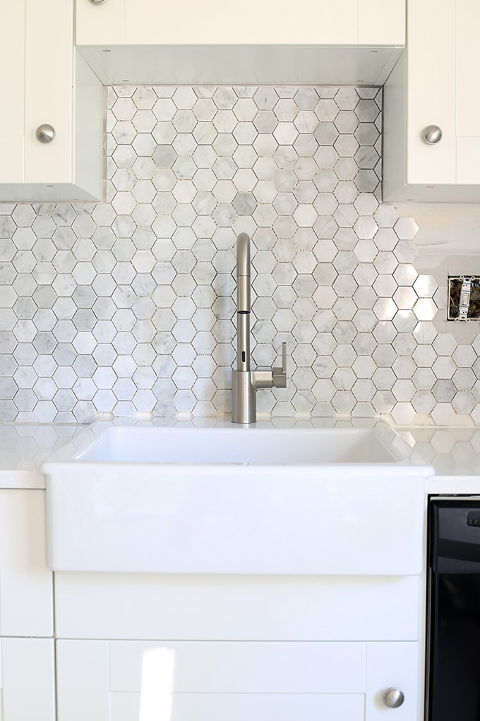 Hexagon Kitchen Tiles
 How to Install a Marble Hexagon Tile Backsplash