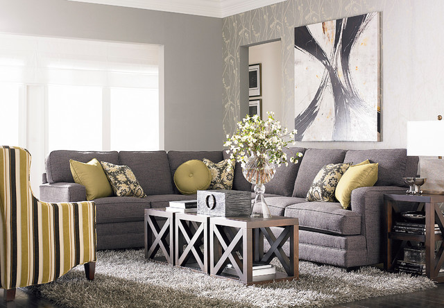Hgtv Living Room Design Ideas
 HGTV Home Custom Upholstery XL L Shaped Sectional by
