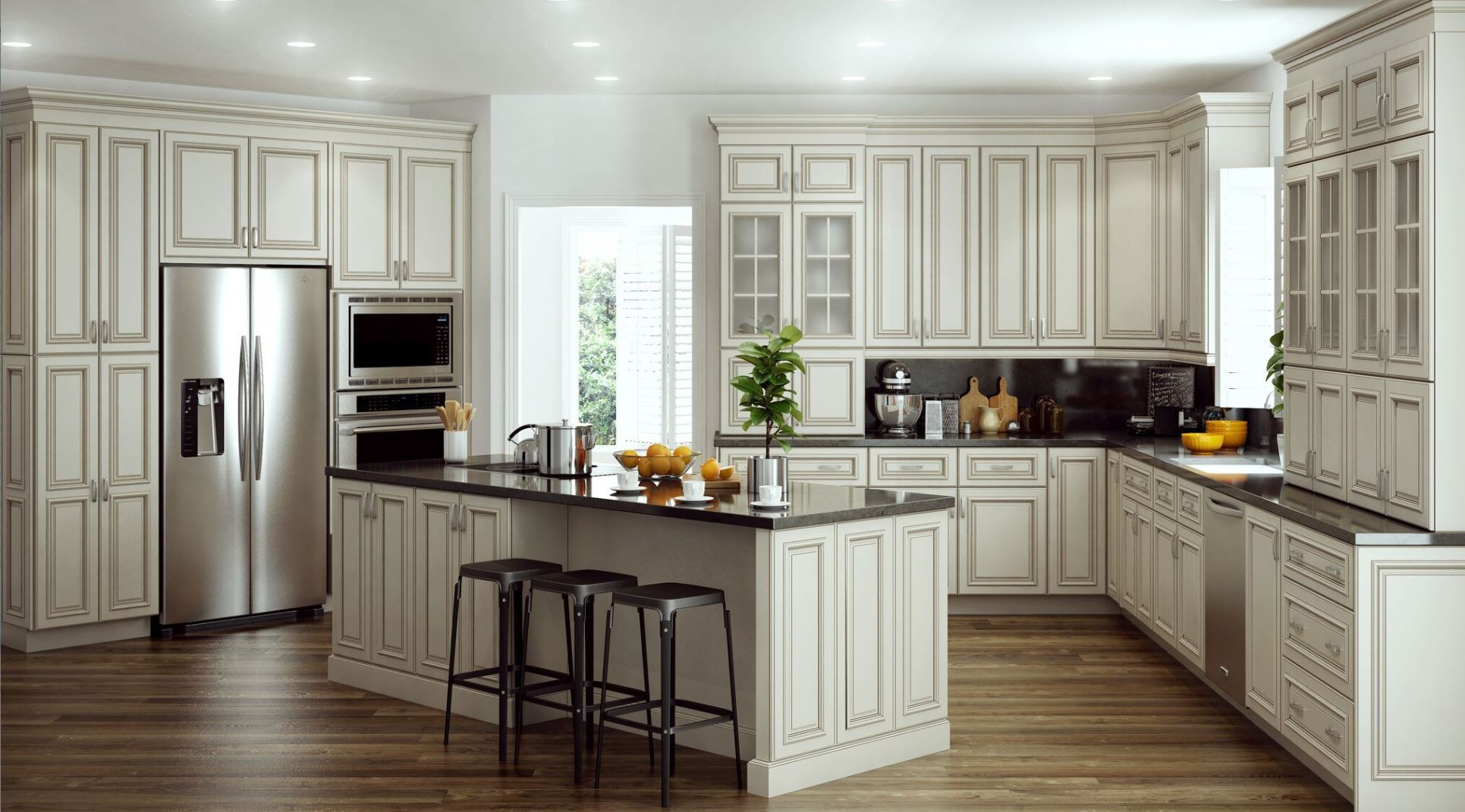 Home Depot Kitchen Cabinet
 Holden Base Cabinets in Bronze Glaze – Kitchen – The Home