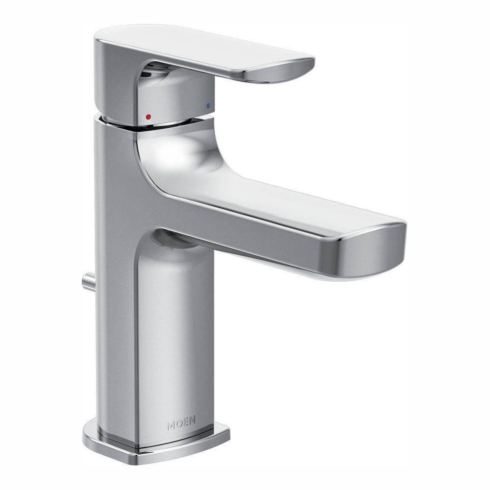 Home Depot Moen Bathroom Faucet
 MOEN Rizon Single Hole 1 Handle Bathroom Faucet in Chrome