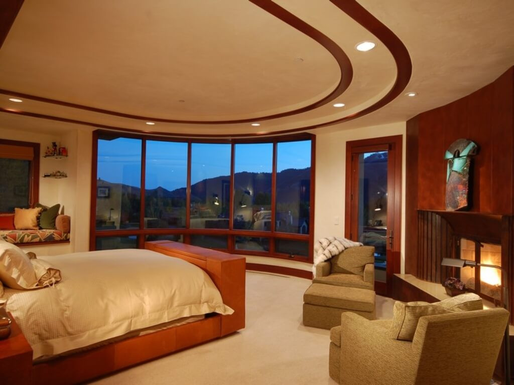 Huge Master Bedroom
 Spacious Idaho Contemporary Mansion on a Golf Course with