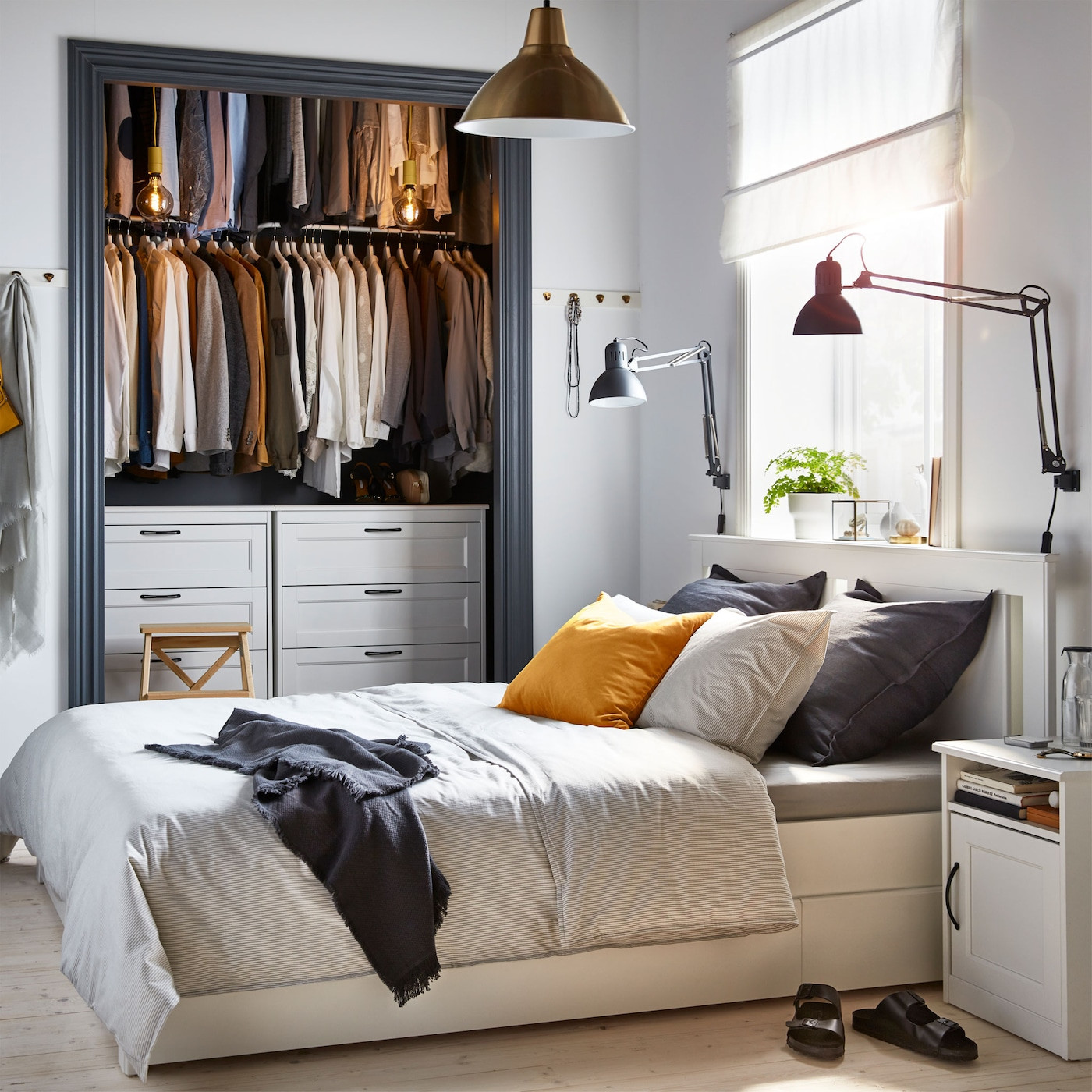 Ikea Bedroom Storage
 Tasteful stylish and storage friendly bedroom IKEA