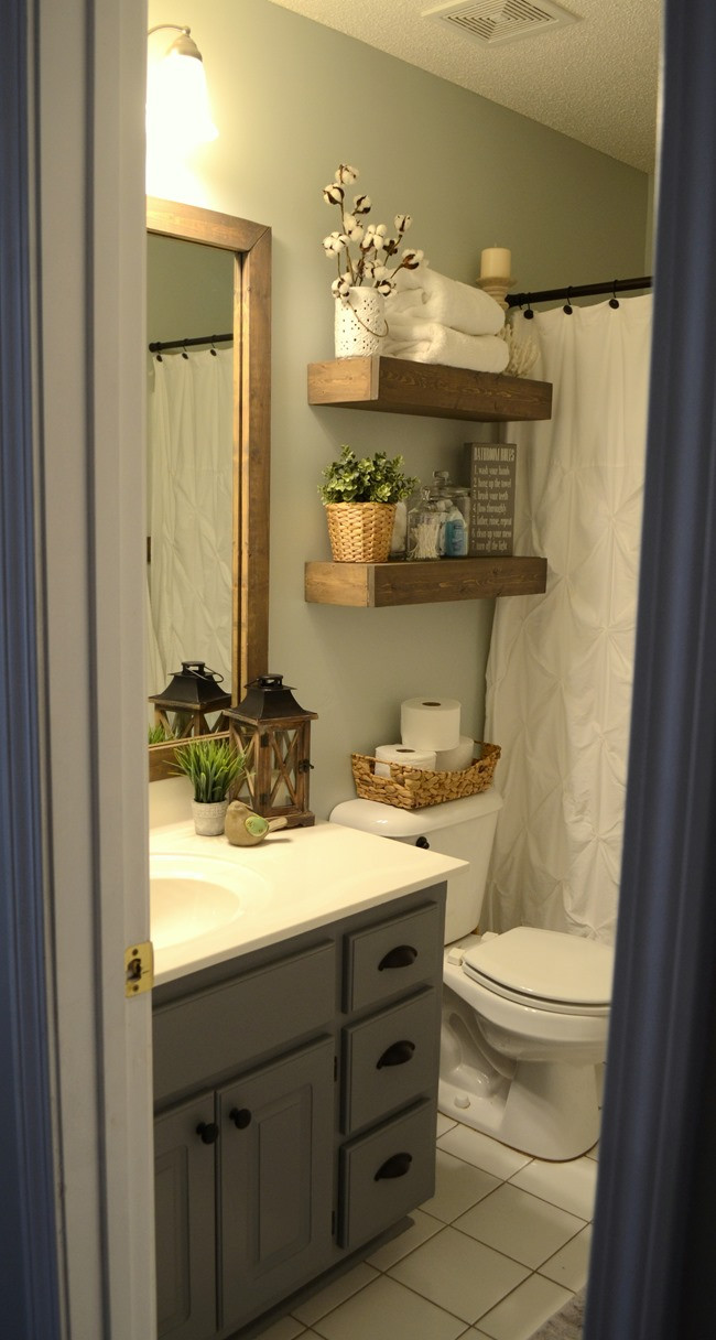 Images Of Bathroom Decor
 Modern Farmhouse Inspired Bathroom Makeover e Room e