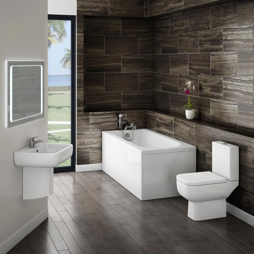 Images Of Small Bathroom
 Small Modern Bathroom Suite at Victorian Plumbing UK
