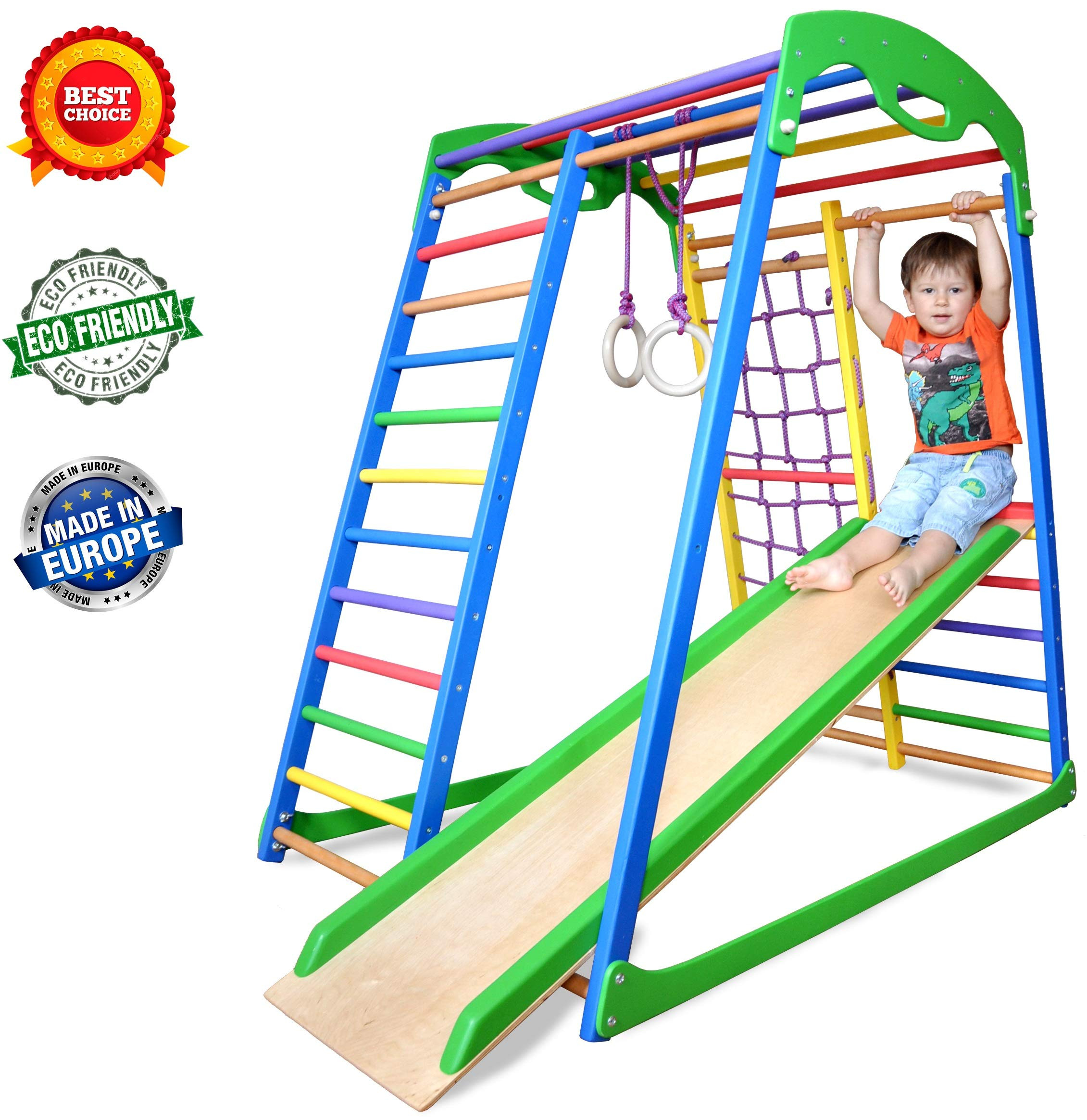 Indoor Kids Climbers
 Indoor Playground Toddler Climber Slide – Kids Jungle Gym
