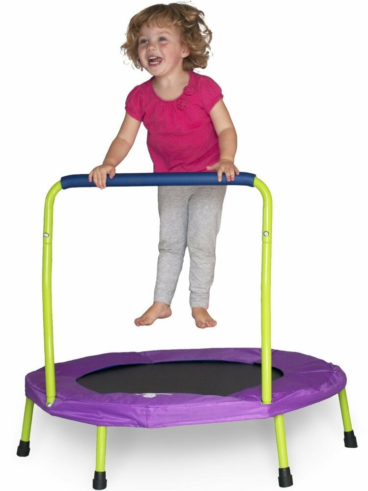 Indoor Kids Trampoline
 Mini Indoor Trampoline with Handle for Kids and Toddlers