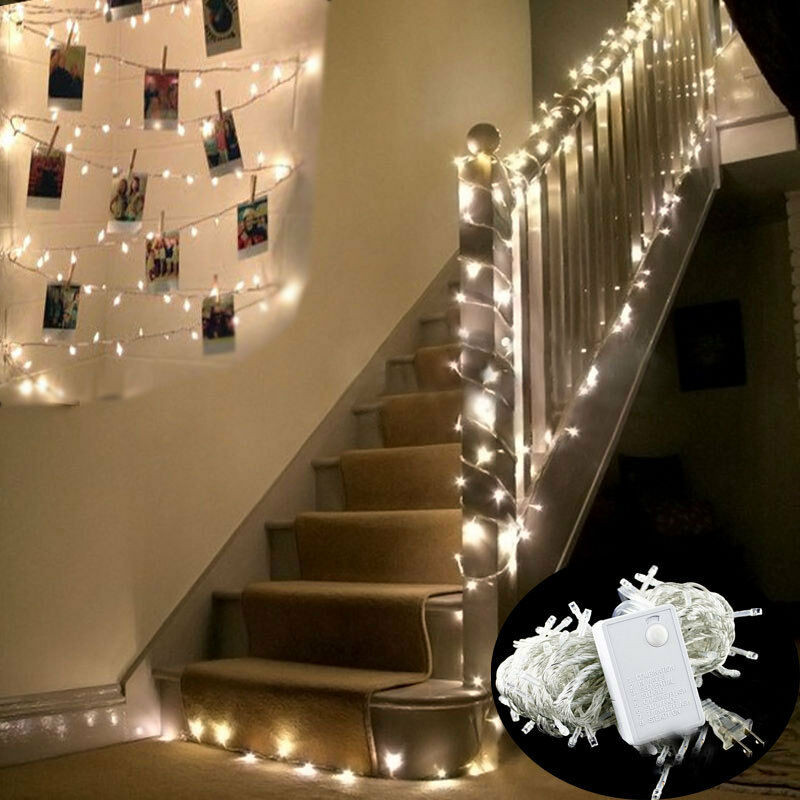Indoor Lights For Bedroom
 10M 100 LED Indoor WARM WHITE Bedroom Fairy Lights US Plug