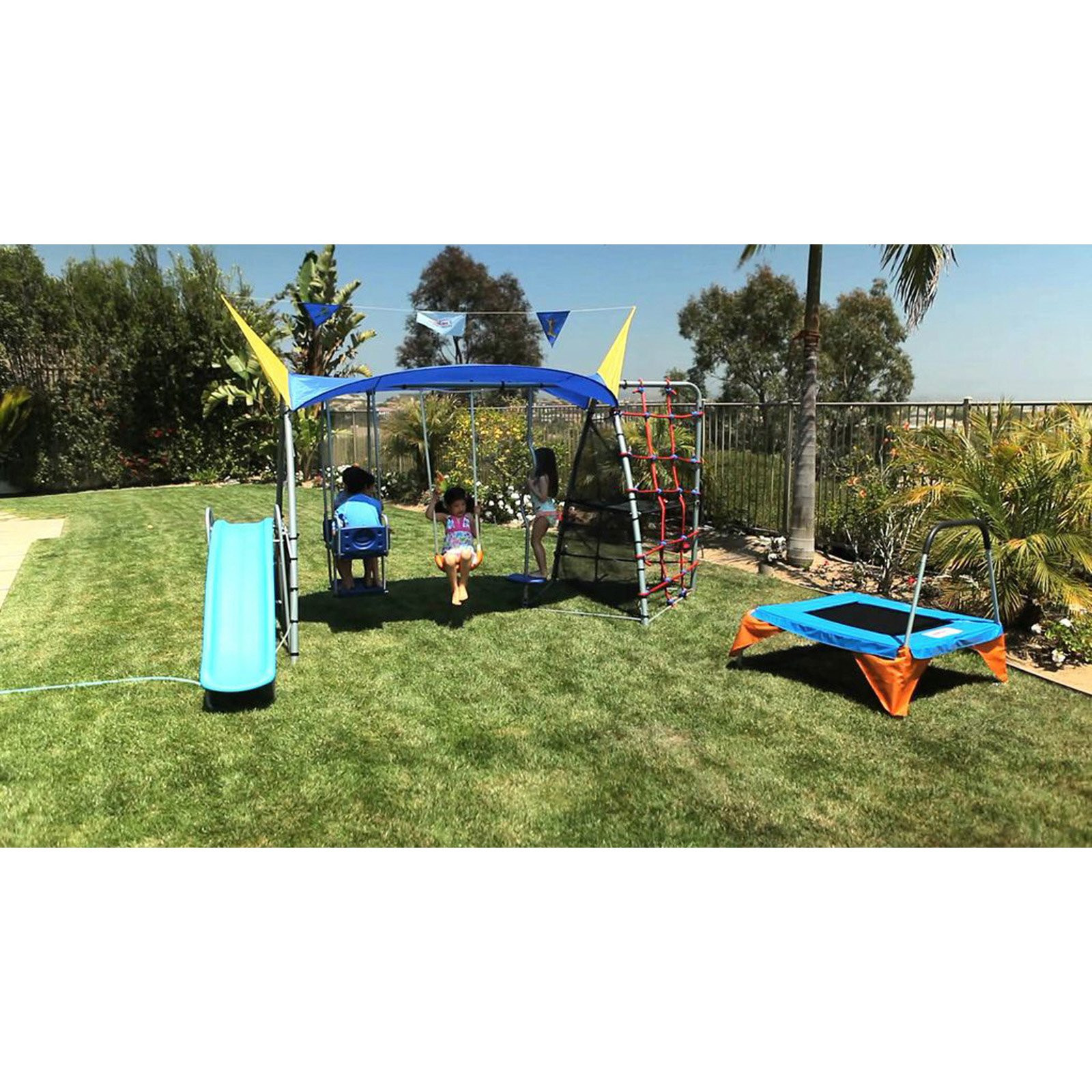 Iron Kids Swing Sets
 IronKids Premier 650 plete Fitness Playground Swing Set