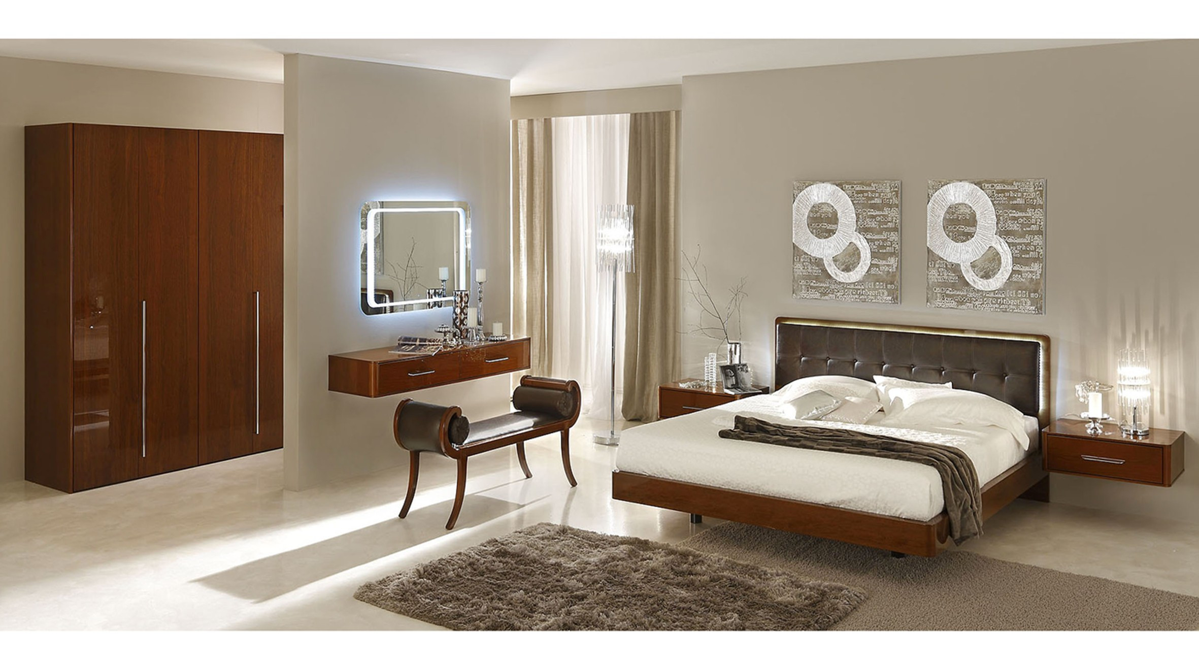 Italian Modern Bedroom Furniture
 Sky Modern Italian Bedroom set N Star Modern Furniture