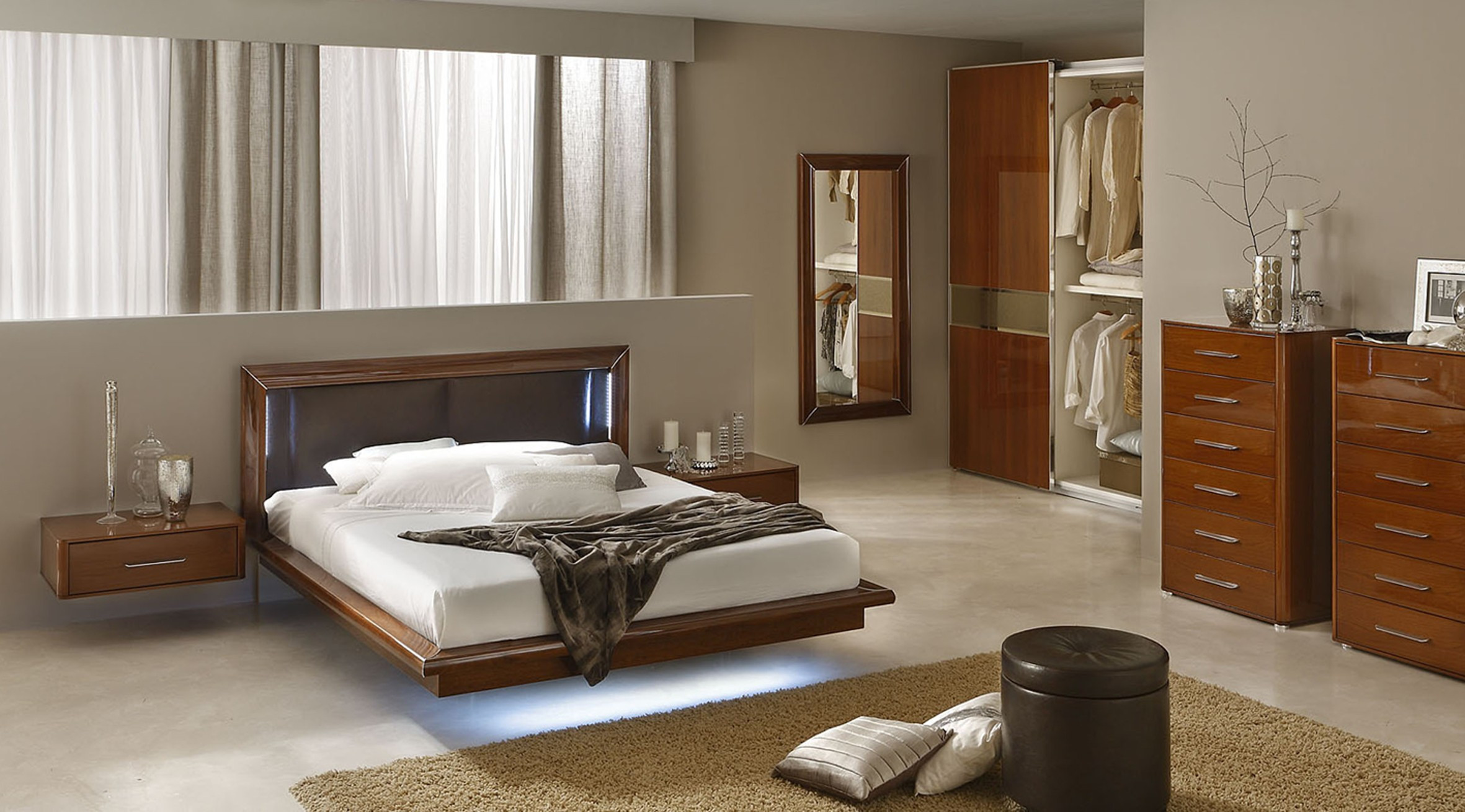 Italian Modern Bedroom Furniture
 Carmen White Modern Italian Bedroom set N Star Modern