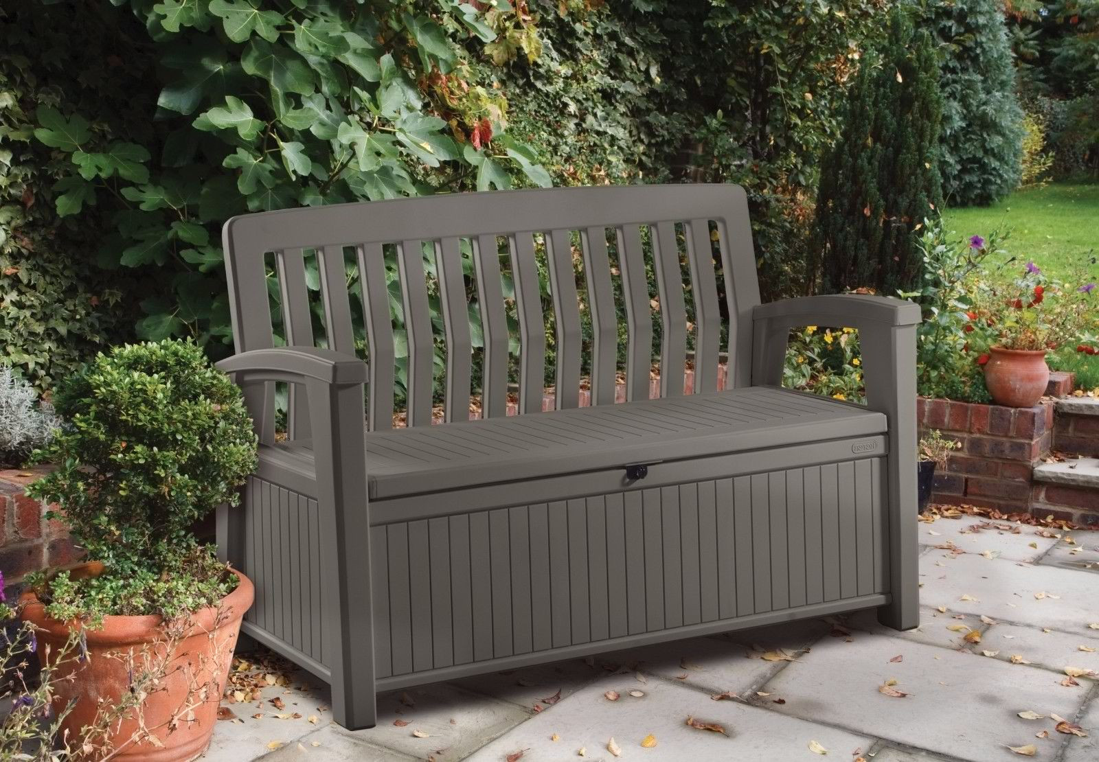 Keter Outdoor Storage Bench
 Patio Storage Bench Keter Outdoor Seat Garden Chair Box