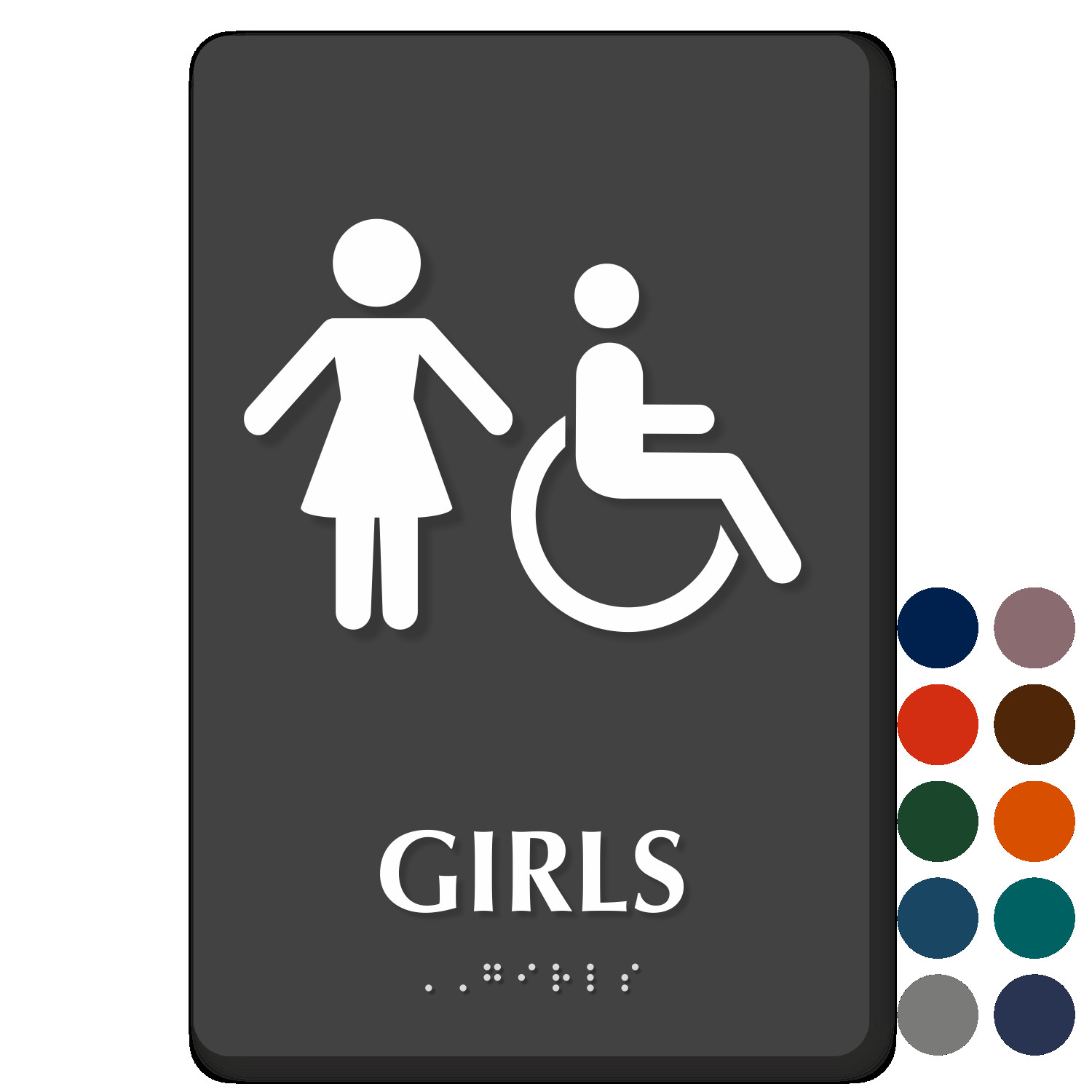 Kids Bathroom Sign
 Girls Bathroom Signs